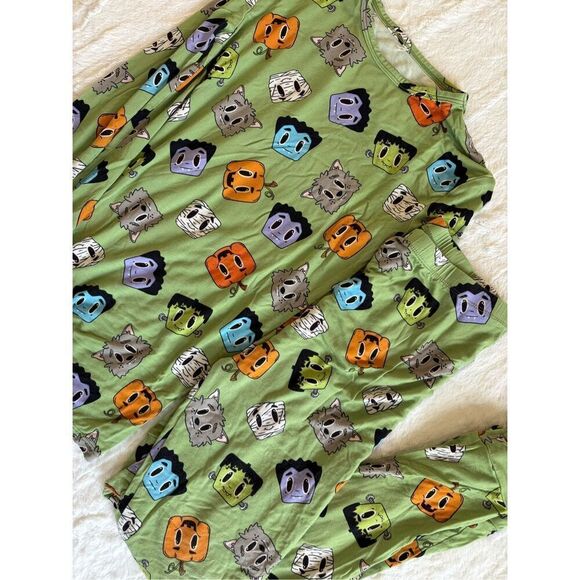 Posh Peanut Monsters Pajamas Size 10/12 - Picture 2 of 8